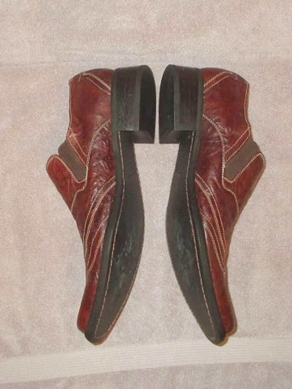 Vtg 90s Y2K Giorgio Brutini G-Rock Loafer Shoes 11 Gangster Beatle Rockabilly